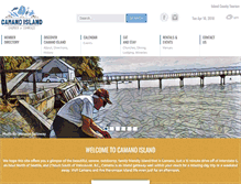 Tablet Screenshot of camanoisland.org